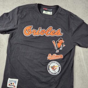 Pro Standard Baltimore Orioles DTLR Exclusive Patch T-Shirt Mens L Large Black